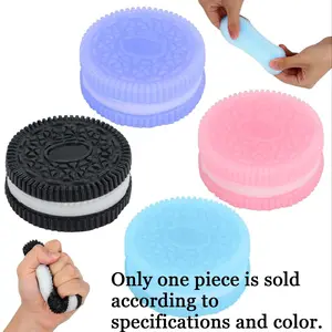 Squeeze Toy for Stress Relief, 1 Count Cookies Shaped Stress Relief Toy, Ultra-soft Decompression Venting Toy, Funny Toy for Adults & Teens