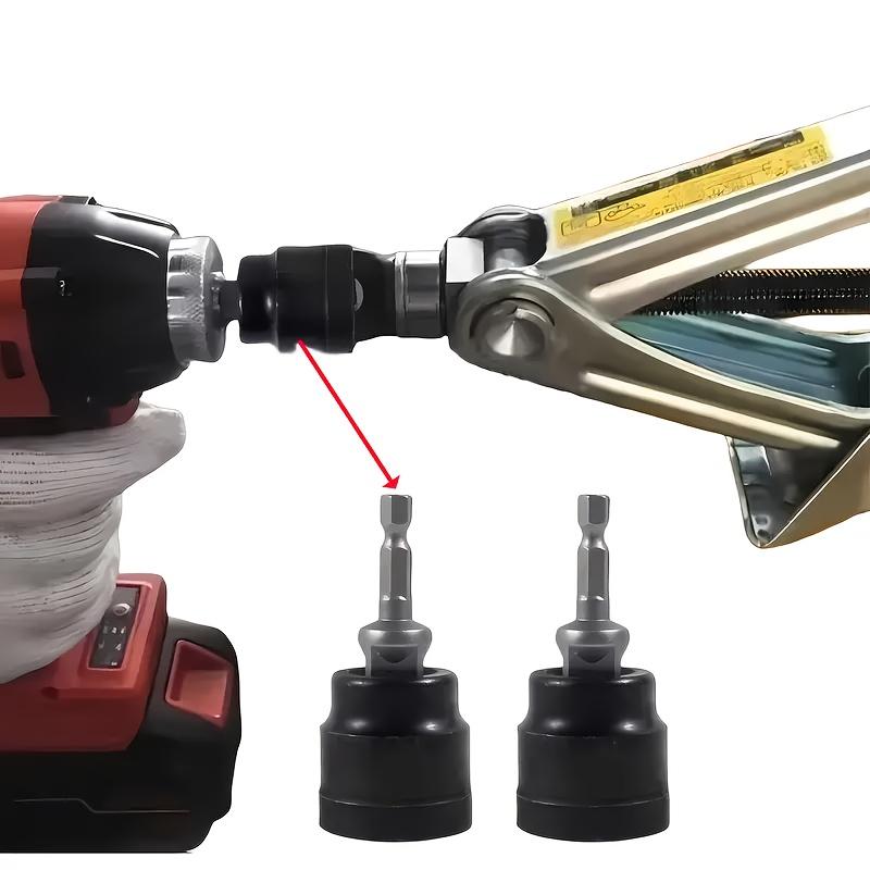 Jack Wrench with Socket, Heavy Duty Wrench, Professional Car Tire Removal & Wheel Bolt Wrench, Compatible with Scissor Jacks, No Assembly Required