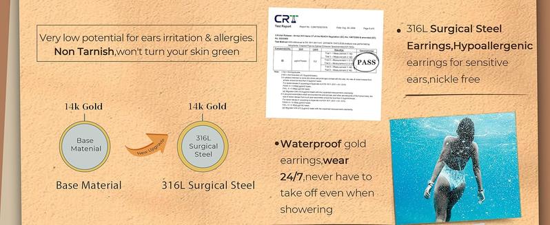 CASSIECA 12Pairs 20G Stainless Steel CZ Stud Earrings for Women Men Cartilage Helix Earrings Set Round Cubic Zirconia Screw Flat Back Stud Piercing