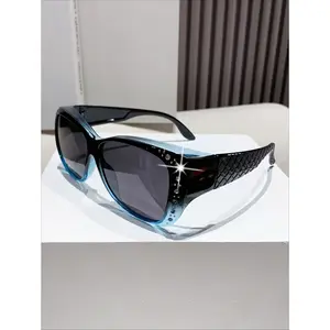 Oversized Polarized Sunglasses for Women - UV Protection Casual PC Lenses Anti-UV Shades, Trendy Everyday All Season Fashion Eyewear