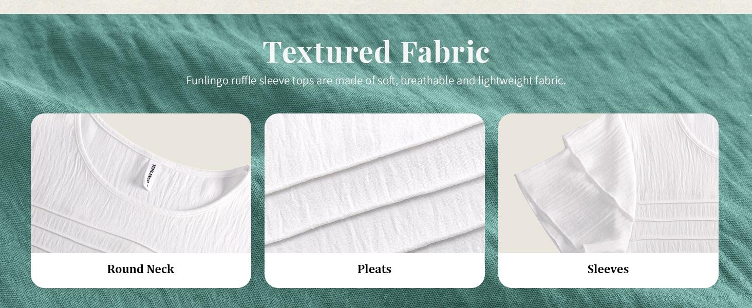 Women's Dressy Casual Blouses Summer Ruffle Short Sleeve Tops Crew Neck Pleated Front Shirts 2026 Light Soft Textured Fabric Multiple Colors Round Neck tops #Springfresh Women's Dressy Casual Blouses Summer Ruffle Short Sleeve Tops Crew Neck Pleated Front Shirts 2026 Light Soft Textured Fabric Multiple Colors Round Neck tops #Springfresh