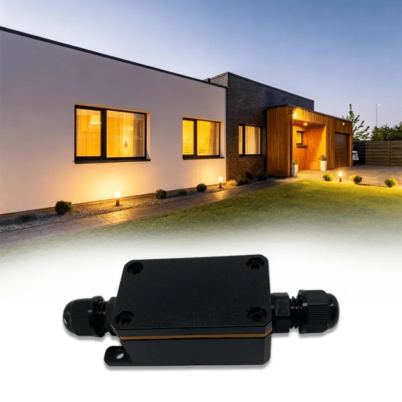1 Pcs Cable Junction Box, Electrical Wire Connector Enclosure, Easy Install Cable Management Box for Home Lighting, Electrical Equipment Wiring Connection Protection