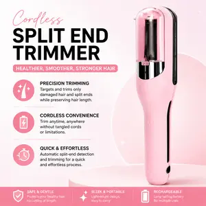 Cordless Split End Trimmer for Hair – Automatic Split Hair Repair Device, Removes Damaged Ends Without Cutting Length, Rechargeable Hair Care Tool for Smooth & Healthy Hair # SummerVibes