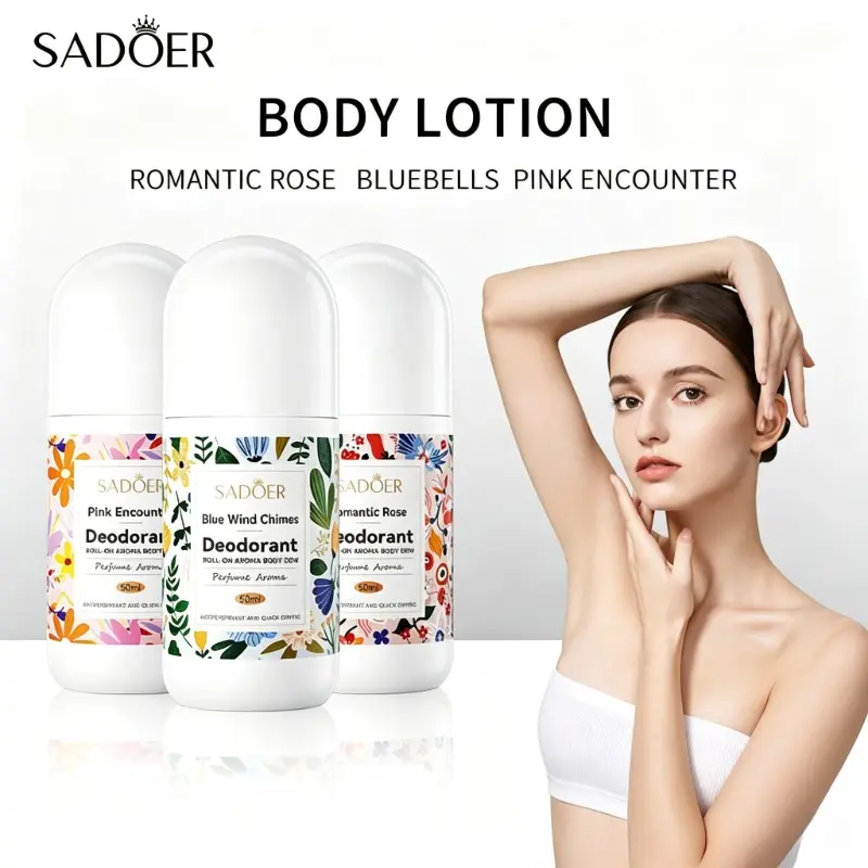 All Day Fresh Roll On Aroma Dew 3 Scents Pink Encounter Blue Wind Chimes Romantic Rose Sweat Odor Control