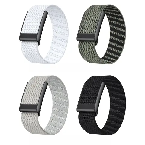 Replacement Band for Whoop 4.0 Whoop 5.0 Smart Bracelet, Elastic Diagonal Nylon Wrist Strap for Fitness Outdoor Men Women, Only Strap, No Tracker