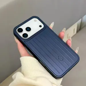 New Simple Solid Color Aluminum Phone Case Cover, Metal Hard Shell Anti-Drop, Shockproof, Waterproof and Dirt-Resistant, iPhone 17 16 15 14 13 12 11 Pro Max