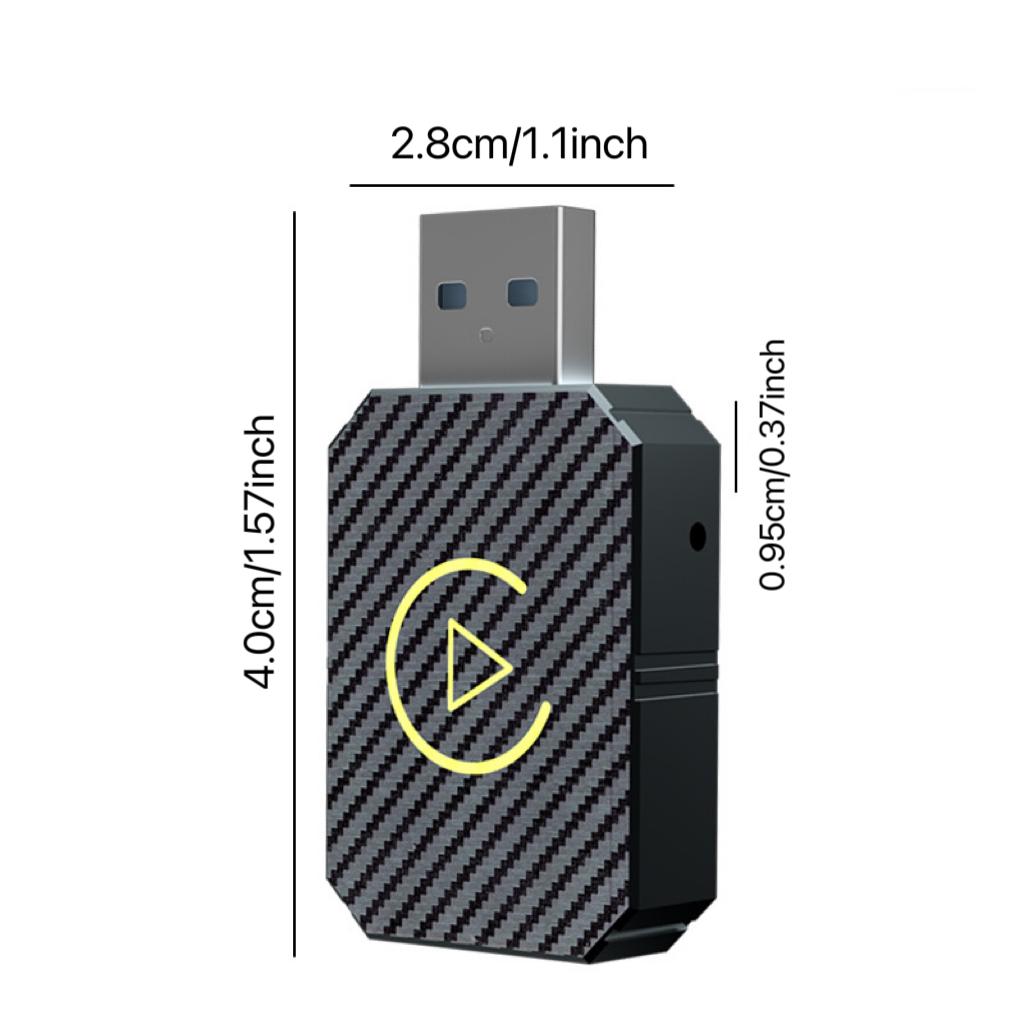 2 in 1 Wireless Apple CarPlay Adapter, for both Apple and Android,converts wired to wireless, suitable for factory wired CarPlay cars from 2016+ Vehicle Auto Automotive Steering Wheel 2 in 1 Wireless Apple CarPlay Adapter, for both Apple and Android,converts wired to wireless, suitable for factory wired CarPlay cars from 2016+ Vehicle Auto Automotive Steering Wheel