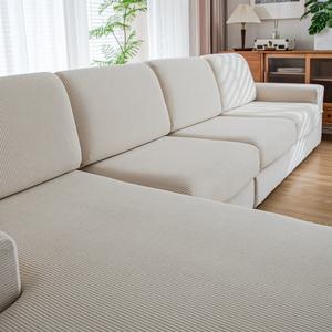 1pc modern elastic sofa cover cat scratch proof stretch couch cover removable sofa seat cushion cover washable 4 seasons use for sectional l shape sofa 1/2/3/4 seater adjustable elastic slipcovers kids pets furniture protector