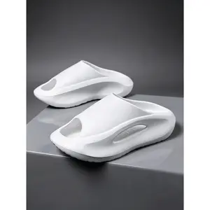 Unisex Summer Trendy Slippers 36-45 Sizes Soft Smooth Upper Thick-Soled Anti-Slip Versatile Sandals