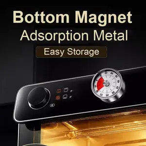 Magnetic Kitchen Timer, Mechanical Core, No Battery Needed, Loud Cooking Alarm, Essential Kitchen Tool, Ynr0321 Model