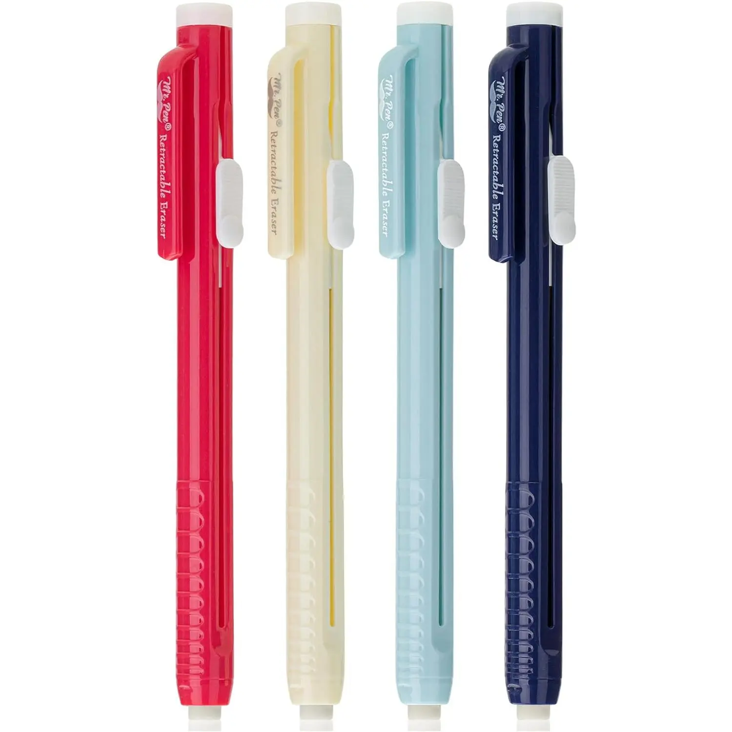 - Retractable Mechanical Eraser s, 4 Pack,  Colors | Latex-Free Precision cil Erasers for Artists, Students, Drawing, Sketching & Drafting