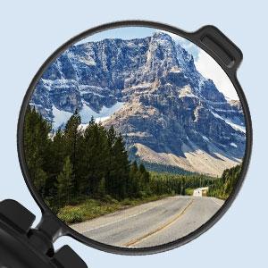 MoKo 2 Pcs Bike Mirrors, 360° Rotatable Bicycle Mirrors for Handlebars Convenient Safe Rearview Mirror Durable Acrylic Silicone Mirror for Mountain Bike Bicycle E-bike Motorcycle Round Handlebar