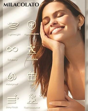 MILACOLATO Gold Tragus Cartilage Helix Conch Piercing Jewelry 16G Surgical Stainless Steel Cartilage Tragus Earrings for Women Cartilage Labret Jewelry Helix Tragus Piercing Cute Flower Butterfly Ear Piercing Stud