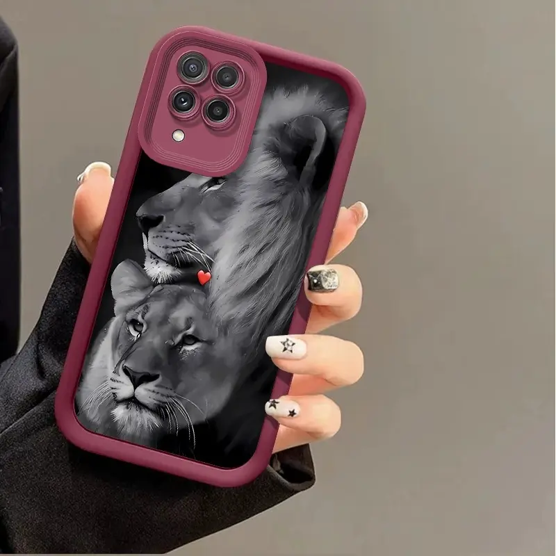 Phone Case: Compatible with Samsung Galaxy A12/A22 4G/M12/M22/M32/F12/F22 Shock-Absorbing, Stylish, Lightweight, Durable, Anti-Slip Lens Protection Phone Case
