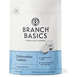 Dishwasher Tablets – 60 Ct | Plastic-Free, Fragrance-Free, Human-Safe, Dishwasher Pods Replacement | Delivers a Powerful Clean Without Harsh Chemicals