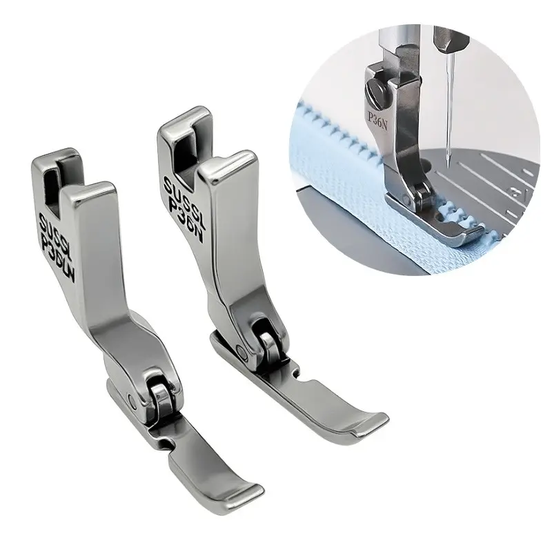 Full Steel Single Edge Presser Foot P36np36ln, Industrial Sewing Machine Invisible Zipper Presser Foot, Durable and Reliable