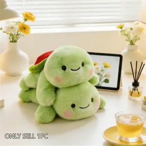 18cm/7.08inch Scented Lying Fruit Turtle Desk Toy, Soft and Fluffy Stuffed Animal, Suitable for Room Decor, Office, Car Interior Decoration, Bag Decoration, Children's Birthday Gift, Holiday Gift for Family and Friends, Thanksgiving, Christmas
