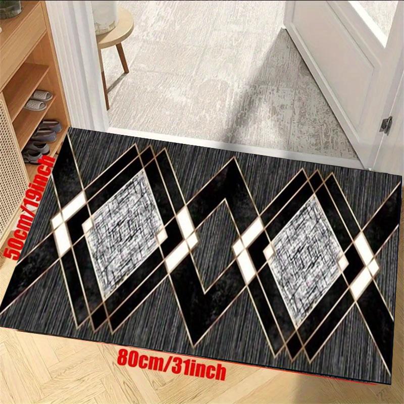 Geometric Pattern Kitchen Mat, 3 Counts/set Non-slip Kitchen Rug, Rectangle Home Decor Floor Mat, Decorative Carpet for Home Living Room Bedroom Kitchen, Non Slip Rugs