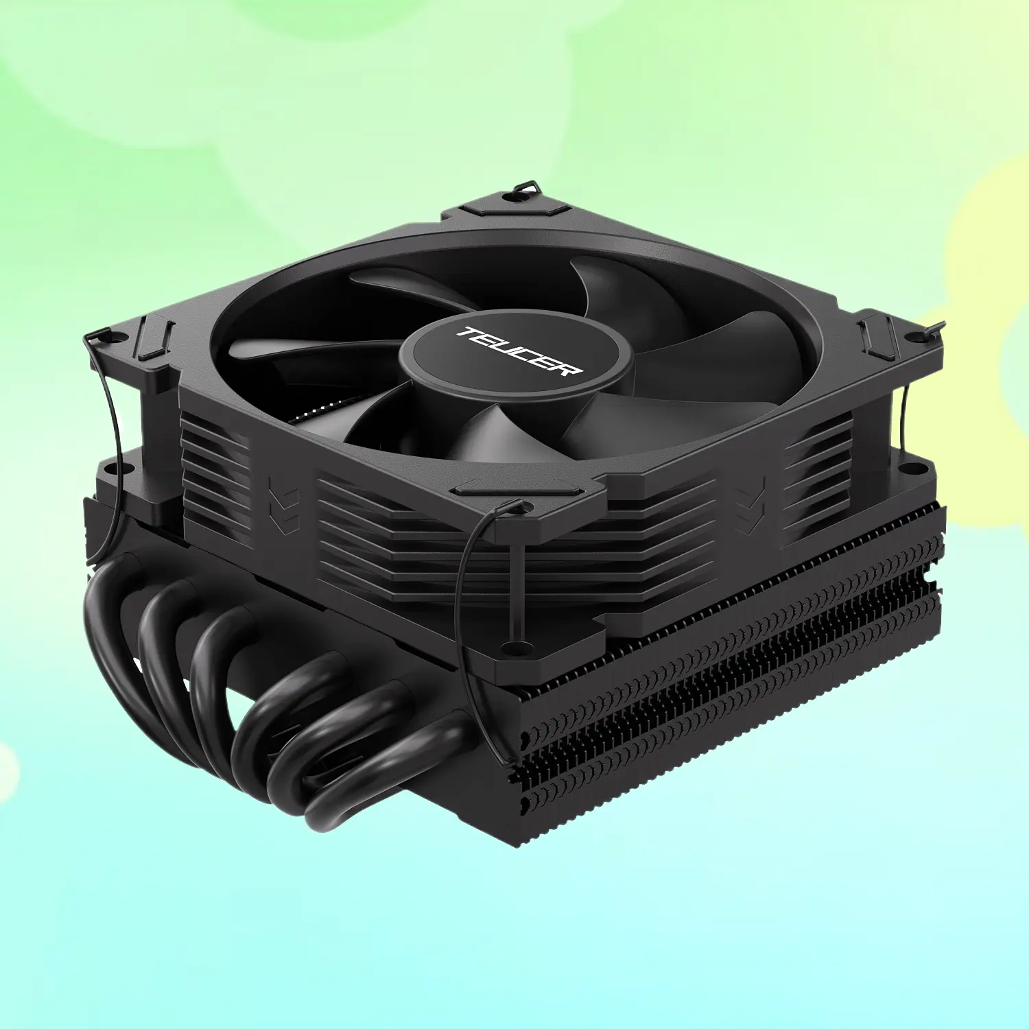 6 Heat Pipe Tower CPU Air Cooler Silent Cooling Fan Compatible With AMD And I5 Processor Desktop Computer Multi Platform Radiator