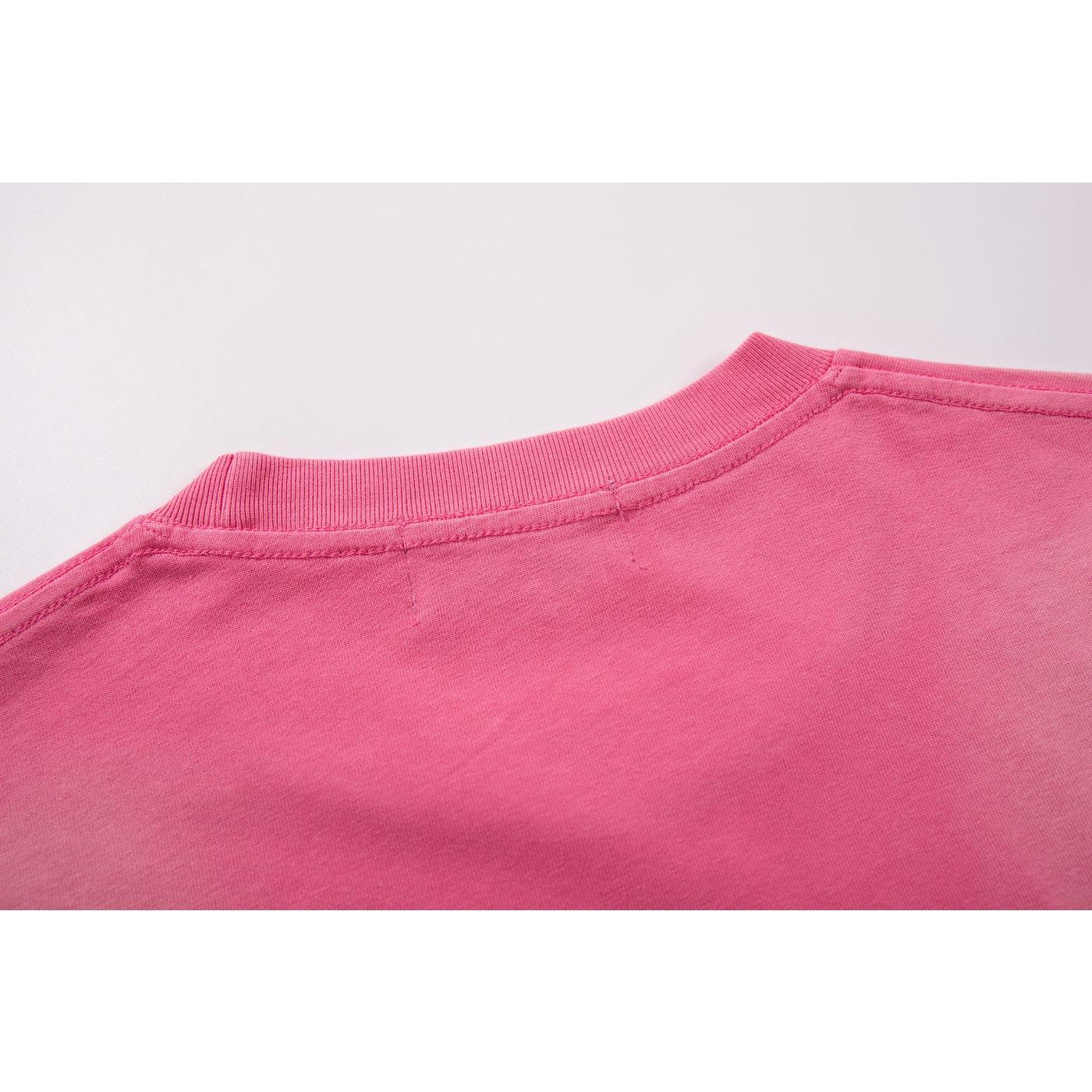 MAJESTIK New American High-Street Streetwear, Vintage Washed Distressed Frayed Edges, Heavy Rhinestone Inlay, Jesus & Virgin Mary Graphic Print, Black Y2K Hip Hop Crew Neck Short Sleeve Cotton T-Shirt Tops