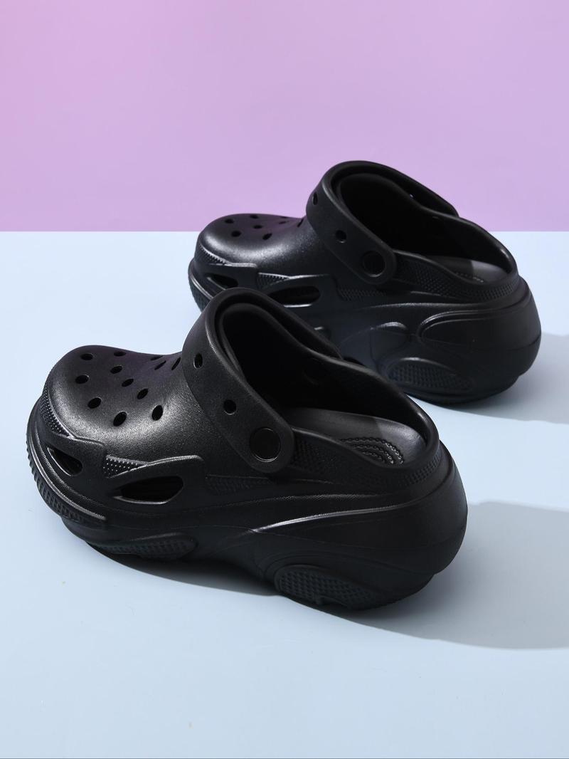 Women's Thick Sole Slides, Casual Comfortable Breathable Slippers for Summer, Non-slip Slippers for Indoor & Outdoor Wear, Walking Shoes