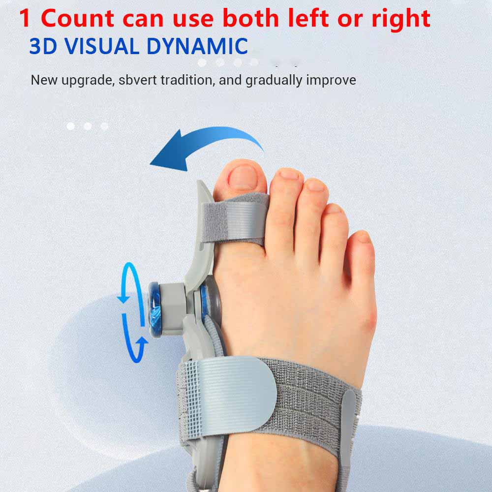 Adjustable Toe Straightener, 1 Box Toe Bunion Stretch Band, Toe Straightener for Women & Men, Foot Care Tool for Home & Travel, Pedicure Care Tool