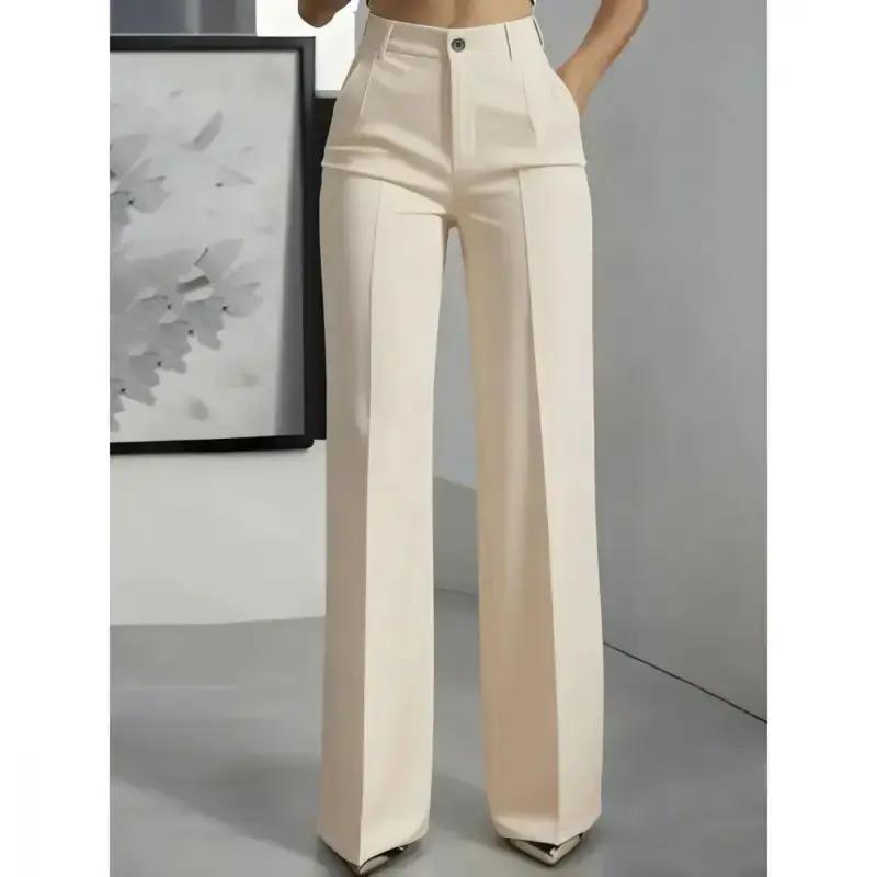2026 Women’s Straight-Leg Dress Pants for Work, Classic Business Trousers, Office Suit Pants, High-Waisted Professional Pants