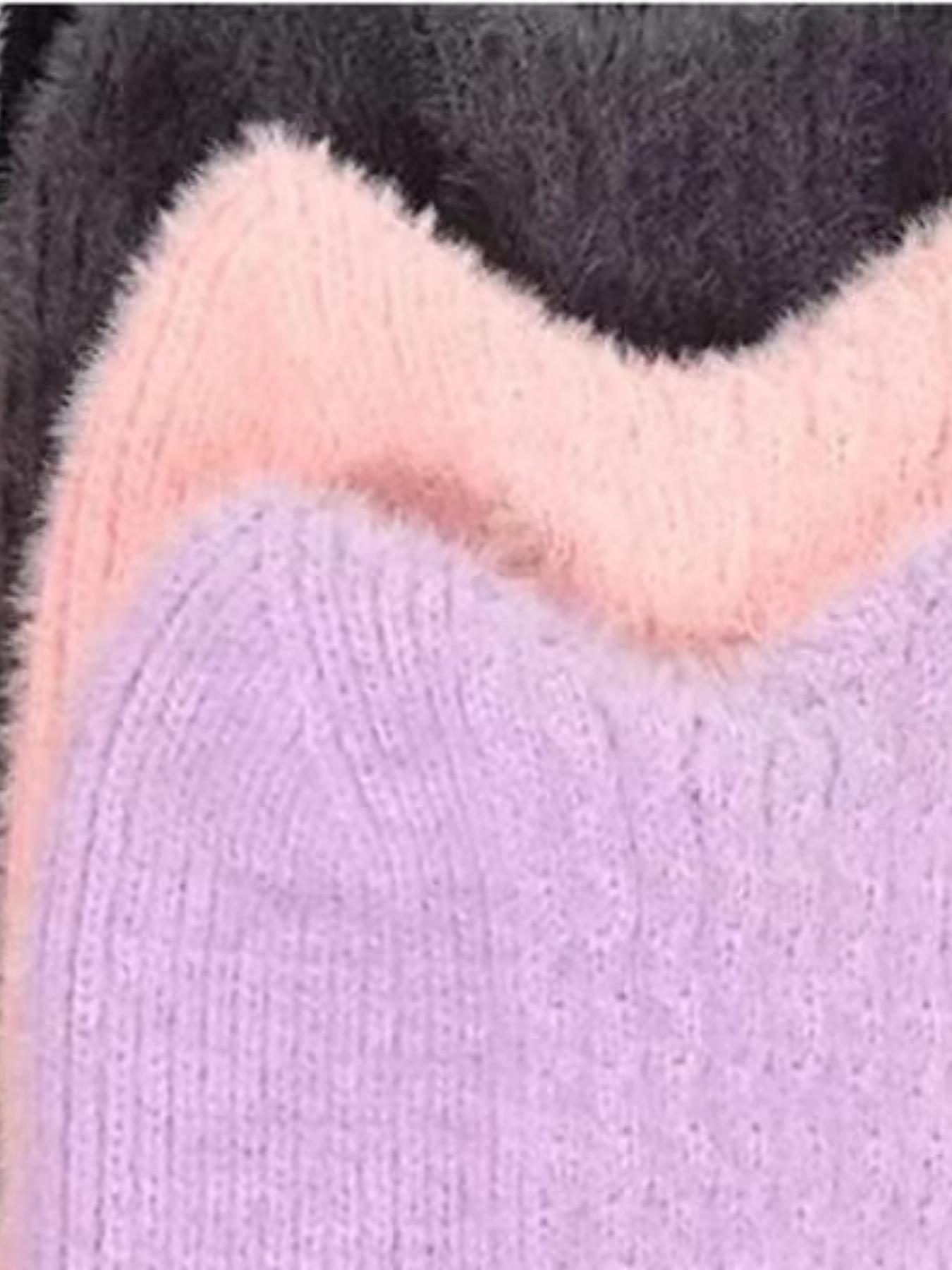 Cute Cat Ear Design Beanie Hat, Casual Solid-Color Knit Hat for Fall and Winter, Warm Pull-On Stretchy Knit Cap for Outdoor Activities