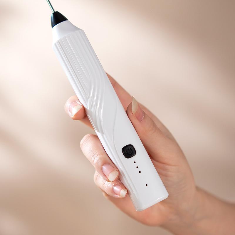 Girly Kitchenware, Cute Electric Milk Frother, Perfect for Latte, Matcha, Coffee & Cozy Home Coffee Moments