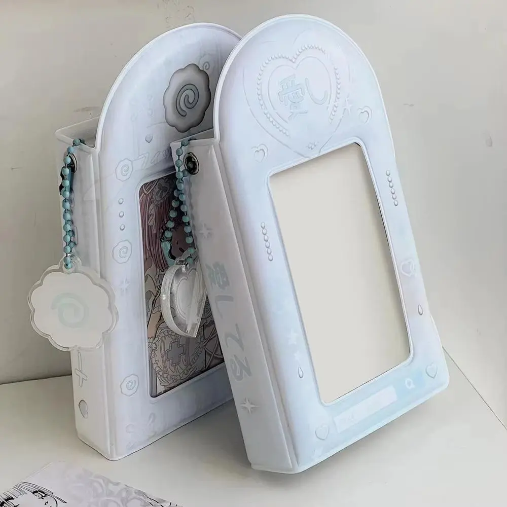 3-Inch Photocard Holder Binder Album with 32 Card Slots, Party Gift for Collectors, Small Photo Collection Organizer