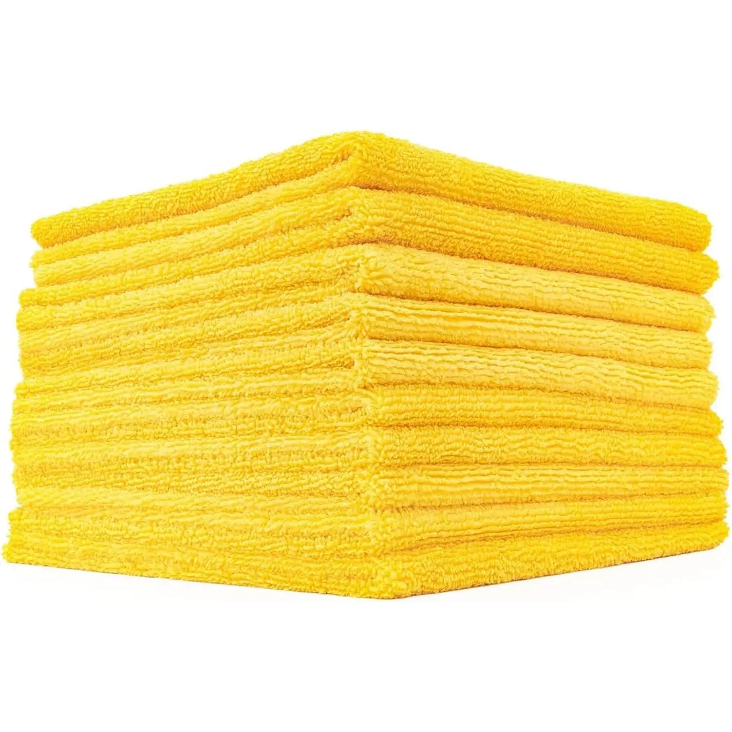 - Edgeless 365 Microfiber Towels (10-Pack)  70/30 Blend, Professional Polishing, Wax Removal, Auto Detailing, 365gsm, 16in x 16in,
