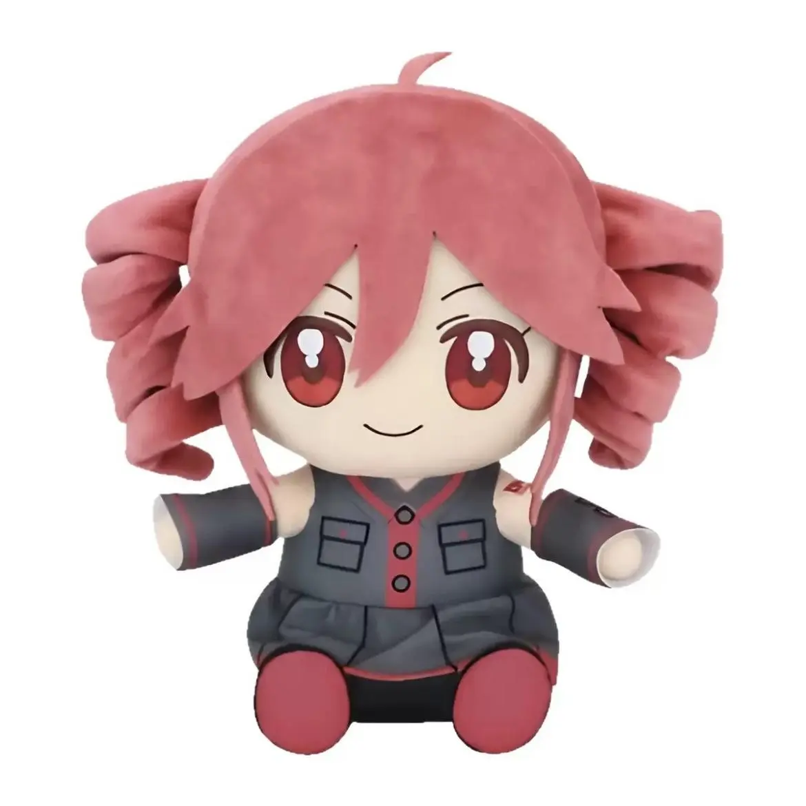 1pc 25cm Japanese Anime Kasane Teto Plush Figure Doll Ornaments, Soft Stuffed Collectibles, Peripheral Birthday Gift for Anime Lovers