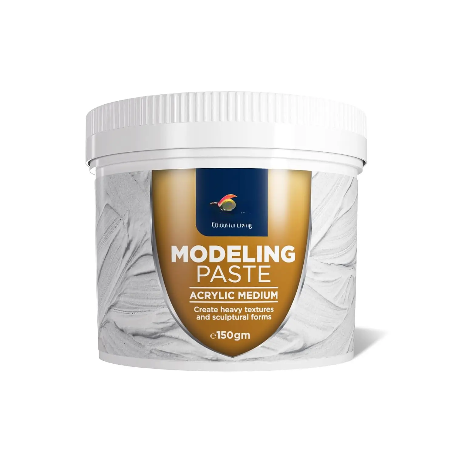 Thick Modeling Paste White 5.3 Oz / 150gm - High Density,  Medium for Texture, Thickness, and Dimension Additive