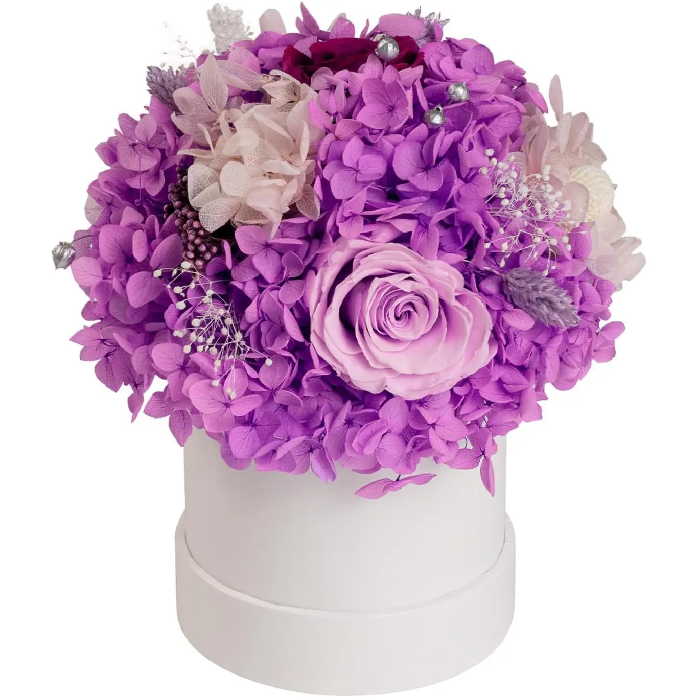 Preserved  for Delivery ,Forever  Bouquet with  Box, Eternal Real  Gifts for Women,Christmas,Valentine's Day,Anniversary,Birthday for Her ()