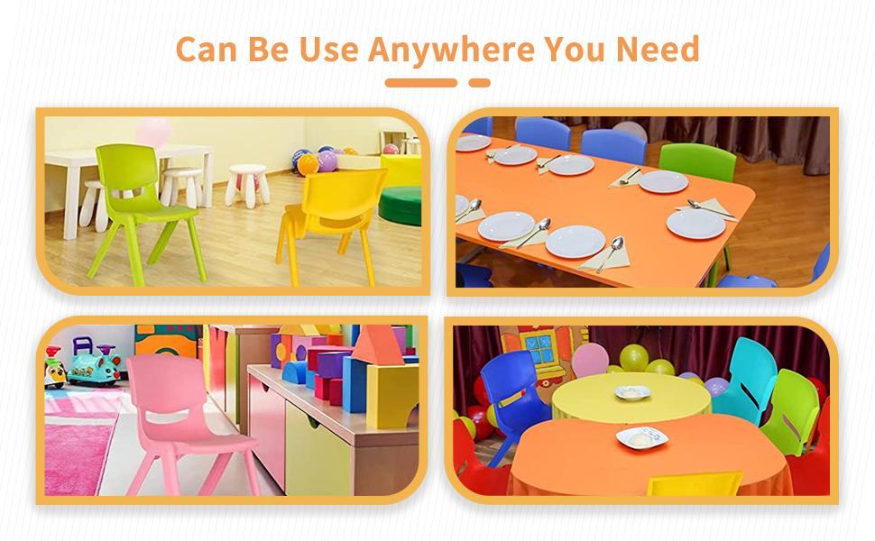 【Back To School】12pcs Stackable School Chairs, Colorful Kids Plastic Chair For Toddlers With 12'' Seat, Kids Flexible Seating For Classroom Elementary, School, Daycare, Outdoor, Classroom Furniture 【Back To School】12pcs Stackable School Chairs, Colorful Kids Plastic Chair For Toddlers With 12'' Seat, Kids Flexible Seating For Classroom Elementary, School, Daycare, Outdoor, Classroom Furniture