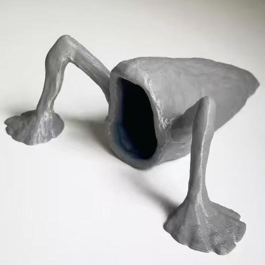 1/4pc 3D Printing Sea Eater Bloop Gran Maja Action Figure Model Toy Doll Christmas Gift Joint-movable Deep Sea Monster Figurines