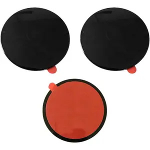 80mm Adhesive Dashboard Pad Mounting Disk, Heat-Resistant Sticky Pad for Suction Cup  Phone Mount,  Sticky Disc  for   Cam Phone Holder GPS Suction Mount (3PCS)