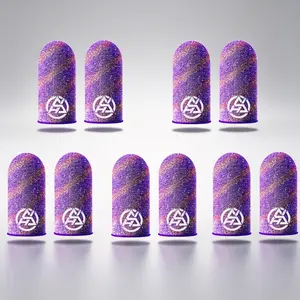 Breathable Gaming Finger Cuffs, Sweat-Proof Thumb Gloves, Touchscreen-Compatible, Protective Tips for Mobile Games, Anti-Slip Design, Gaming Finger Sleeves