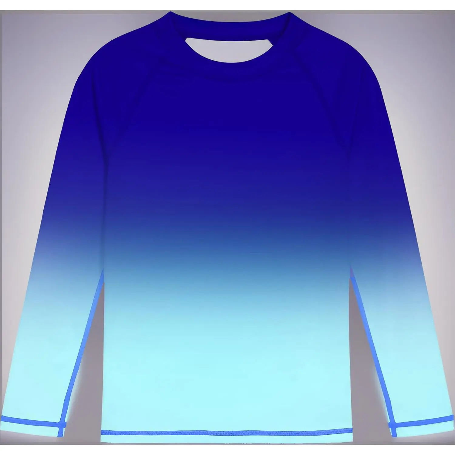 Boys' Long-Sleeve Rash Guard Swimsuit - UPF 50+ UV Protection Youth Sizes Swimwear, Swimming Rashguard for Kids Water Activities