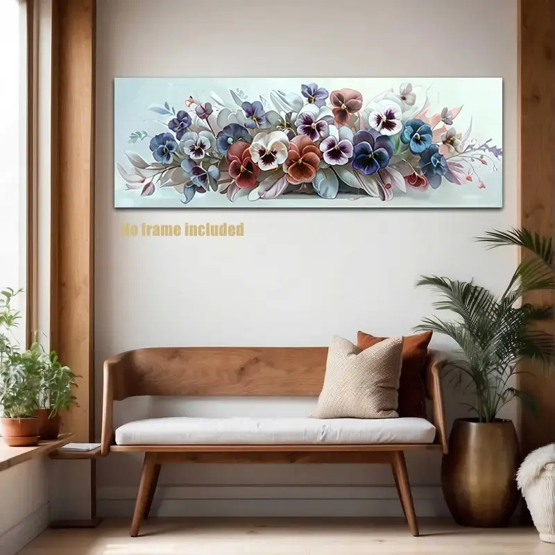 Flower Pattern DIY Diamond Arts Colorful Painting Kit without Frame, DIY 5D Diamond Arts Colorful Painting Kit, Wall Art Decor for Home Bedroom