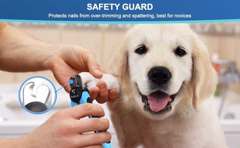 LED Dog Nail Clipper with Light, Illuminates Nails or Bloodline for Safe and Easy Trimmers, Extra Sharp for Thick Nails, Quick Sensor, Avoid Over Cutting Toenail, for Cats & Dogs