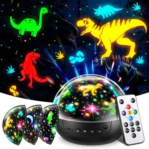 Dinosaur Toys  Kids 3-5, [Remote+3 Films+93 Effects] Dinosaur Toys  Kids 2-4, [3 Timer+5 Brightness] 3 Year Old Boy Gift, Rotate 3 Year Old boy Birthday Gift, Boys Christmas Gifts Boys