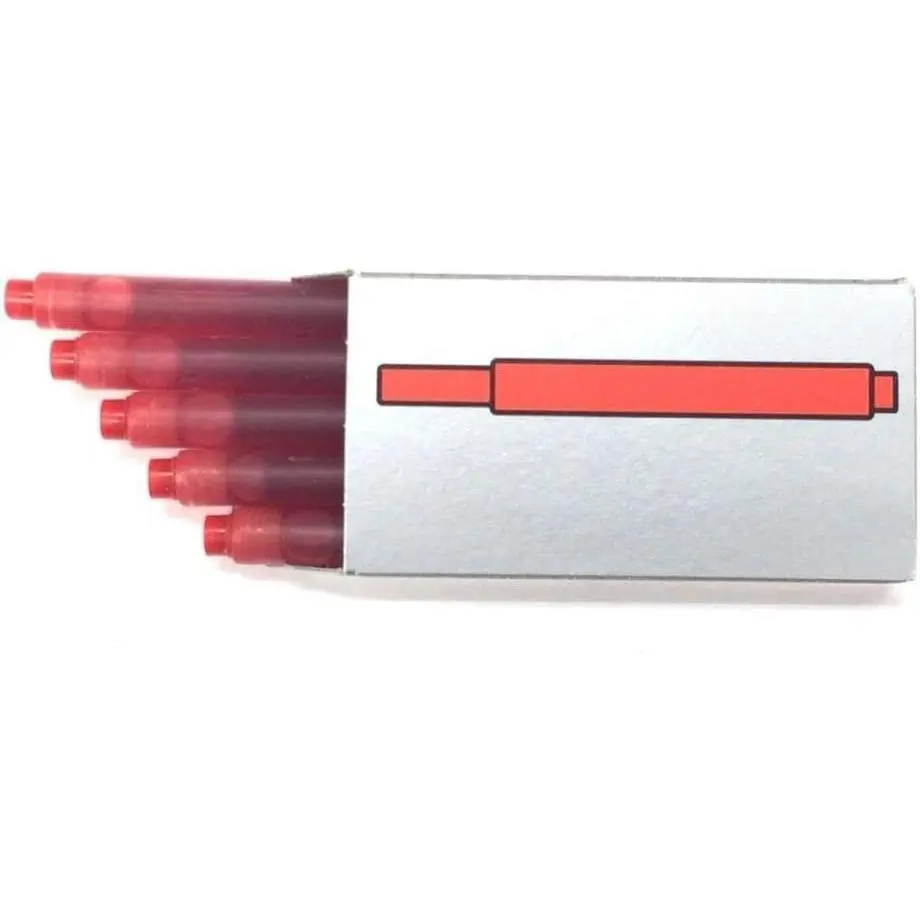 Cartridges Refill, Pack of 5, Red (LT10RD)