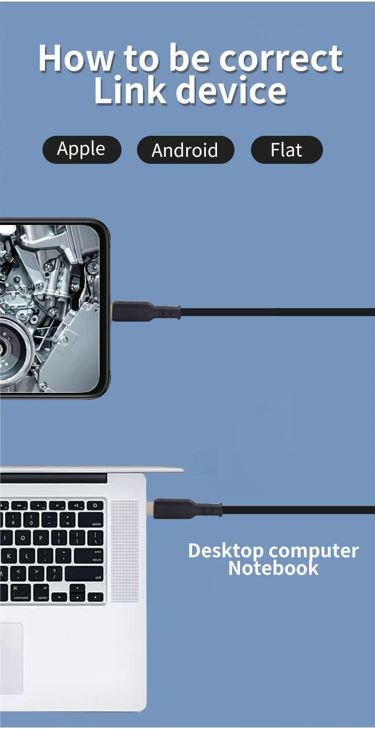 Nfutreon HD Endoscope Camera with Light 4.3" Screen Waterproof Snake Scope 16.4FT Extra Long Cable for Cars Pipes Home Repair Automotive Scan Tool