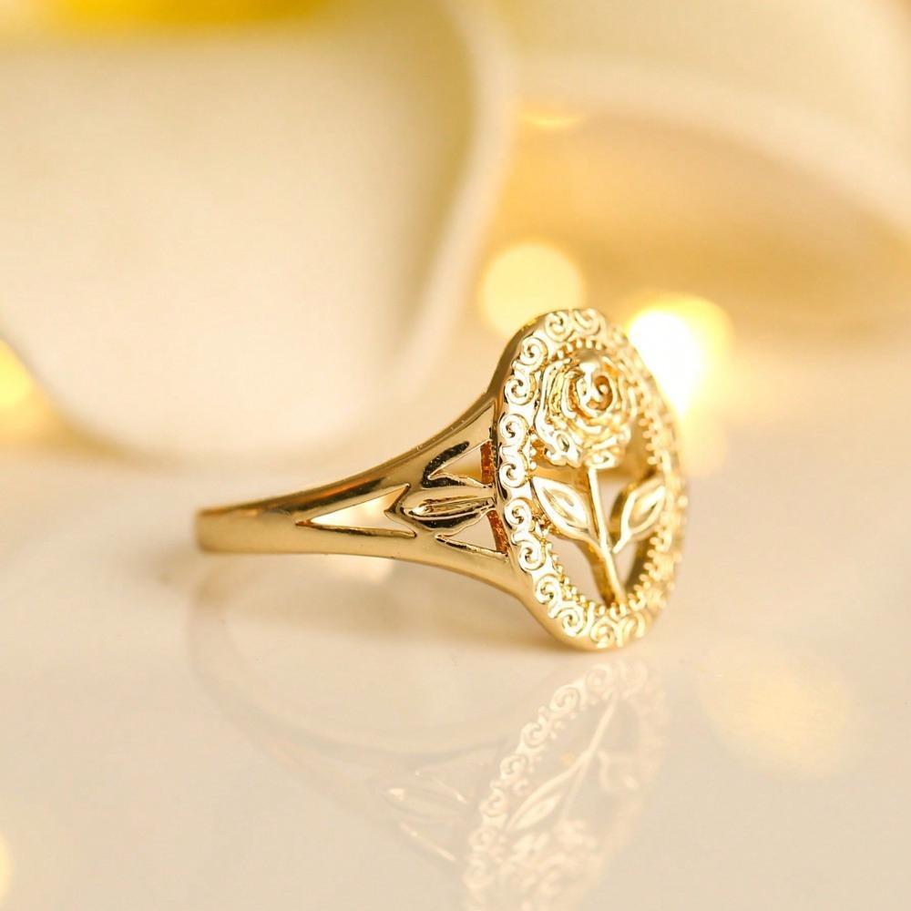 Elegant Rose Copper Ring – Warm Luster with Unique Charm, Ideal for Daily Wear and Special Moments