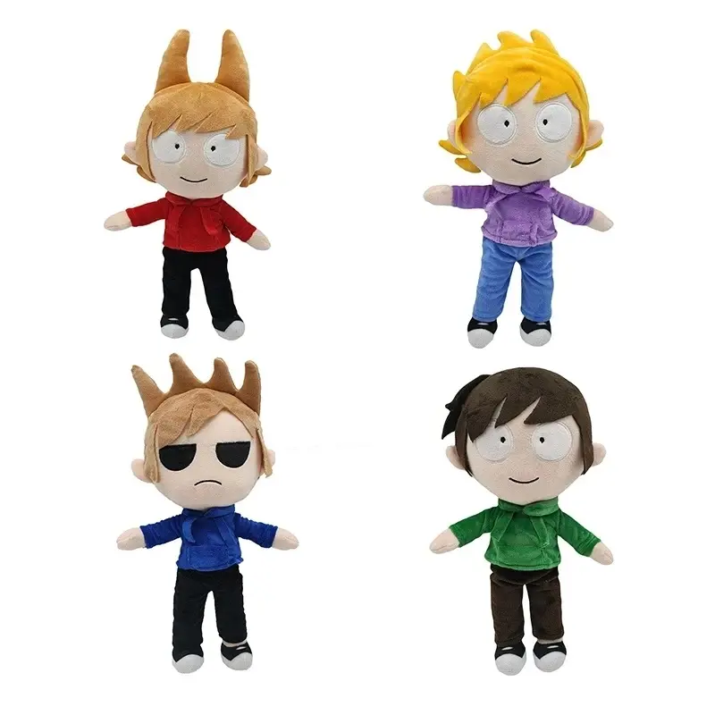 New Anime Eddsworld Plush Cartoon Doll Indoor Home Decoration Soft Stuffed Toy Christmas Gift For Kids