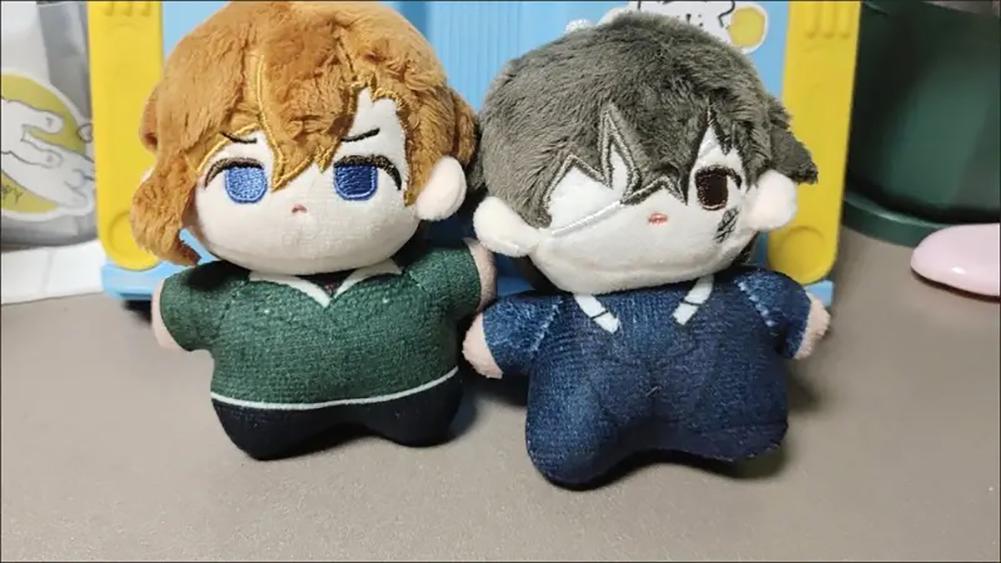 12cm BSD Dazai Osamu Plush Nakahara Chuuya Nakajima Atsushi Edogawa Rampo Doll Mini Pendant Keychain Super Cute Anime Toy Gift