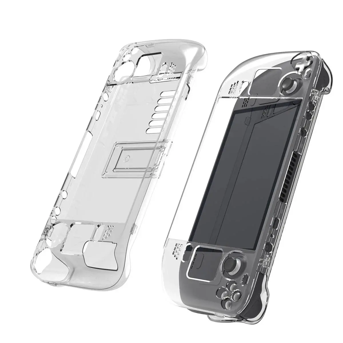 For Steam Deck Game Console Protection Hard Case Transparent PC Case Dustproof and Drop-proof for Steam Deck Handheld Console