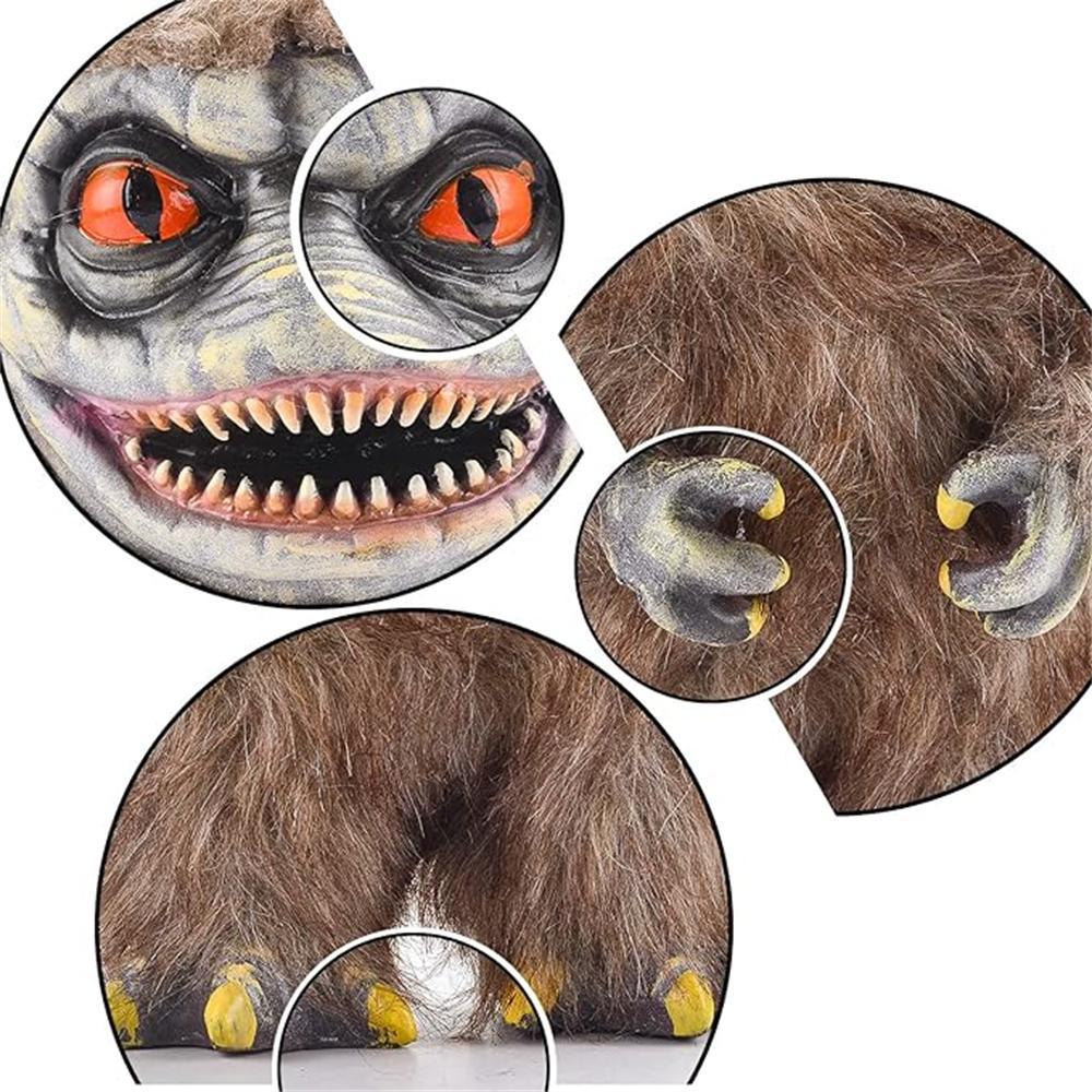 Alien Monster Doll Prop Creepy Plush Doll Horror Movie Alien Prisoner Stuffed Toy Funny Ugly Critters Halloween Party Decoration