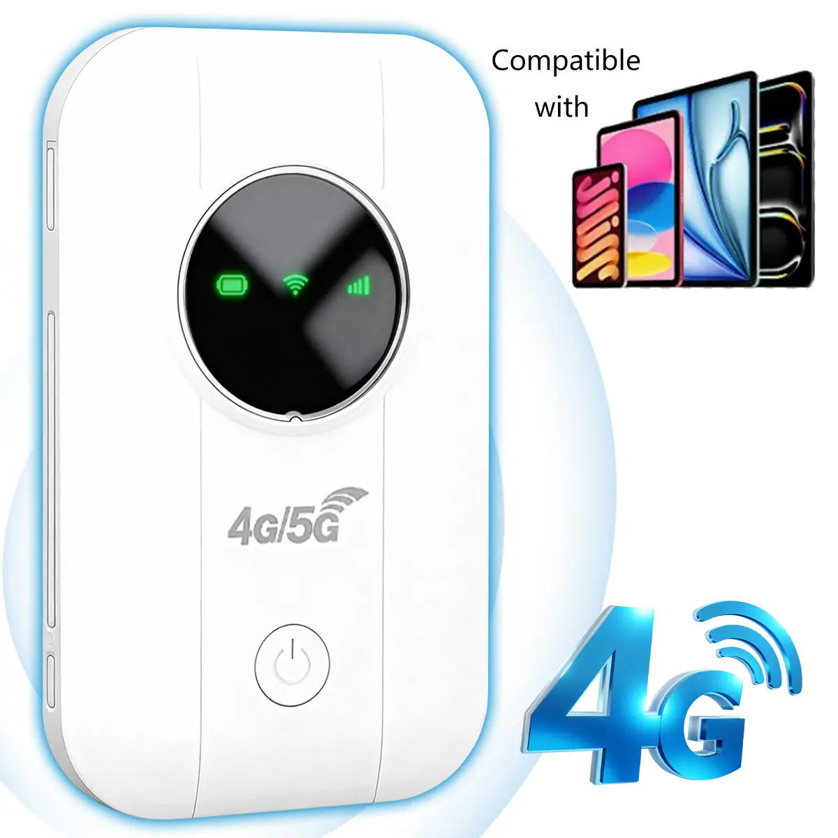 Portable Mobile WiFi Hotspot, Portable Travel WiFi, Mini WiFi Hotspot, Stable 4G LTE Network Pocket Router, 300Mbps SIM Card Multi-Link Wireless Hotspot, For Europe, Outdoor Vacation, Business Trip, 2026 Trending Portable Internet